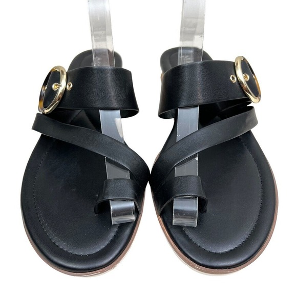 Alfani Step N Flex Maudd Sandal Wedge Slide Toe Loop Adjustable Buckle Women 11M - Picture 4 of 8